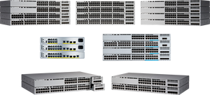 Commutateur Ethernet réseau géré L3 <span class=keywords><strong>SD</strong></span>-Access, tout nouveau, Catalyst C9200-24P-A, 24 ports Gigabit PoE+, 160G, empilable, avec uplinks modulaires - Product Image 2