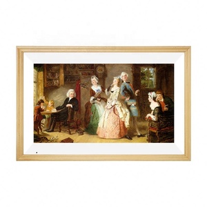 <span class=keywords><strong>Cadre</strong></span> photo numérique mural 21,5 pouces avec écran LCD, Wi-Fi, pour affichage NFT et œuvres d'art – Vente en gros usine - Product Image 2