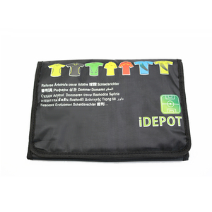 Kit de Tarjetas de Advertencia para Árbitros, Ampliamente Utilizado, Tarjetas Rojas y Amarillas de Entrenamiento, con Silbato, Cono de Árbitro y Piepmeter para Fútbol - Product Image 6