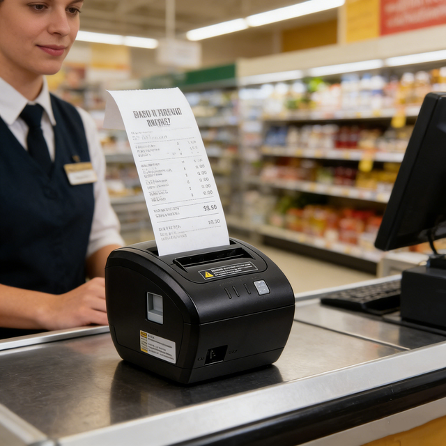 Factory Direct 80mm USB Thermal Bill Printer ESC/POS Command Ticket Printer for Cash Register System