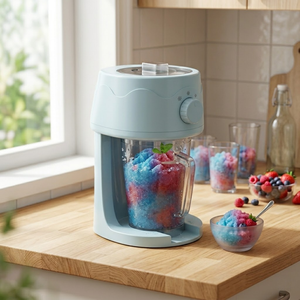 Trituradora <span class=keywords><strong>de</strong></span> Hielo Eléctrica Portátil para el Hogar, Máquina <span class=keywords><strong>de</strong></span> Granizados con Textura <span class=keywords><strong>de</strong></span> Hielo Ajustable, Desmontable y Fácil <span class=keywords><strong>de</strong></span> Limpiar - Product Image 6