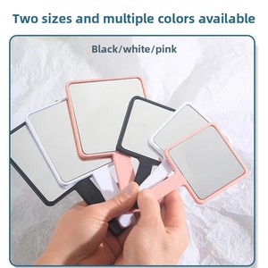 Chất Lượng Cao Biểu Tượng Tùy Chỉnh Mini Xách Tay Mỹ Phẩm Lược Duy Nhất Hai Mặt Vuông Vòng Thiết Kế Số Lượng Lớn Đóng Gói Trang Điểm Gương - Product Image 2