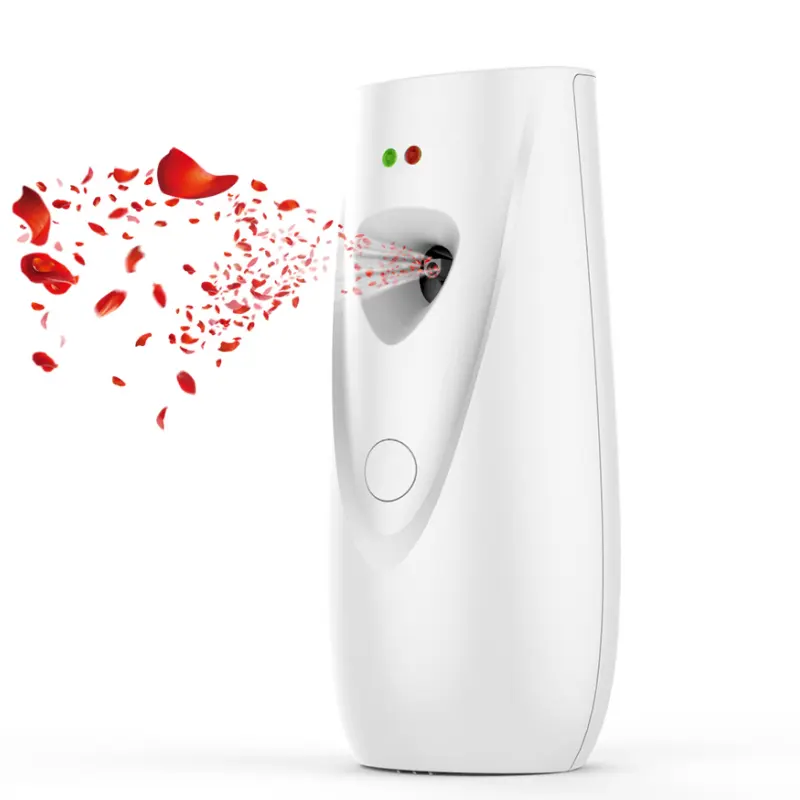Sensore di movimento a parete automatico regolabile deodorante per profumo Aerosol spruzzatore Dispenser per bagno pubblico Hotel