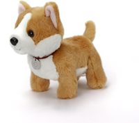 Jouet pour enfants Corgi réaliste mignon personnalisé, en coton doux et rembourrage en PP, animal en peluche, cadeaux d'anniversaire pour soulager le stress