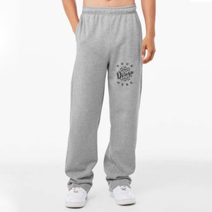 Pantalon de jogging unisexe personnalisé, coupe droite, bas ouvert, respirant, pour la course et le sport - Product Image 1