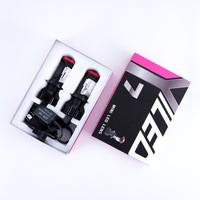 Vente en gros d'usine, phare LED H4, lentille de projecteur LED H4, double lumière, 50W
