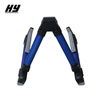 Factory Direct Durable Adjustable Folding Aluminium Alloy Plastic A-Shape Guitar Stand for Violin Bass Floor Use Waterproof