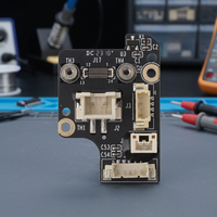 Papan Antarmuka Ekstruder V9-X1C untuk Printer 3D - Aksesori Esensial Konstruksi Plastik & Logam Hitam/Putih 60x60x30mm