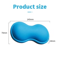Tapis de souris ergonomique en gel de qualité avec repose-poignet, tapis de bureau personnalisé en mousse à mémoire de forme, motif dessin animé pour le bureau et la maison