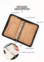 Libreta de Tapa Dura con Costuras de Tela y Cuero PU, Personalizable con Logotipo, Tamaños A5/A6/B5/A4, para Regalo Corporativo, de Oficina o Empresarial