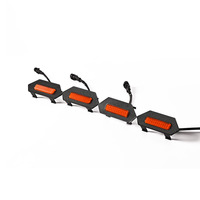 Accesorios de Luces LED Ámbar para Parrilla OVOVS Marcadores de Rejilla Frontal Lámparas de Advertencia de Circulación Diurna para Toyota 4Runner TRD Pro 2025