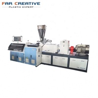 De bonnes machines créatives lointaines étendent la ligne d'extrudeuse de tube ondulé à plat de PVC fabriquée en Chine