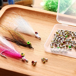 10 pièces par sachet, Matériaux <span class=keywords><strong>de</strong></span> pêche <span class=keywords><strong>pour</strong></span> la fabrication <span class=keywords><strong>de</strong></span> leurres, Yeux lestés réalistes en laiton <span class=keywords><strong>pour</strong></span> la pêche, Yeux haltères <span class=keywords><strong>pour</strong></span> la pêche à la mouche, <span class=keywords><strong>pour</strong></span> lac, rivière, ruisseau - Product Image 6