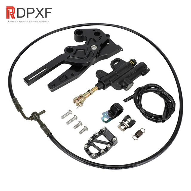 High Quality Black Foot Brake Set for SURRON S/X SEGWAY X160 X260 Motorcycles Essential Motorcycle Body System Accessory