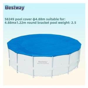 Lona Protectora de PVC para <span class=keywords><strong>Piscina</strong></span>, Cubierta Impermeable y Antipolvo para Piscinas Inflables y de Exterior - Product Image 3