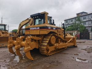 รถเกลี่ยดินตีนตะขาบ D8R แมวมือสองพร้อมกระปุกเกียร์เครื่องยนต์3406C & ปั๊มรุ่น2018รับประกัน1ปี - Product Image 6