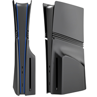 Ersatz für PlayStation 5 PRO ABS Kunststoff Seitenblenden Neu für PS5 Pro Schutz-Frontplatte Hülle für Spielkonsole