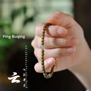 Vòng tay trầm hương xanh Argentina chính hãng bán buôn dành cho nữ, chuỗi niệm Phật một vòng, nhiều vòng dành cho nam - Product Image 1