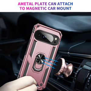 Funda Protectora para Teléfono Móvil con Diseño de Armadura Anticaídas de TPU para PC, con Anillo Protector de Cámara para Google <span class=keywords><strong>Pixel</strong></span> 10/9/8/7/<span class=keywords><strong>6</strong></span>/10A Pro - Product Image 3