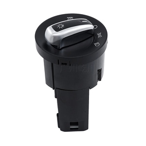 Interrupteur rotatif pour phares et feux antibrouillard Volkswagen 5C6941531A pour le contrôle de l'éclairage automobile, pièce de rechange - Product Image 1