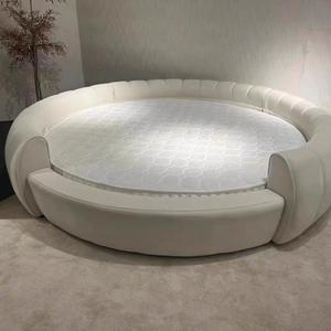 <span class=keywords><strong>Letto</strong></span> Rotondo per Adulti Moderno Semplice Grande <span class=keywords><strong>Letto</strong></span> <span class=keywords><strong>Matrimoniale</strong></span> Matrimoni Morbido Imbottito Casa Hotel Camere da <span class=keywords><strong>Letto</strong></span> Padronali Principessa Arredamento - Product Image 4