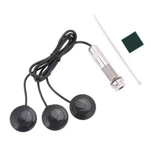 Transductor piezoeléctrico eléctrico acústico Micrófono Contacto Stick-on Pastillas de guitarra para guitarra Violín Ukulele Mandolina Banjo Cello - Product Image 2