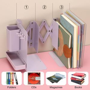 <b>Bookshelf</b> <b>Stand</b> - Desktop Storage Rack - Extendable and Foldable - Desk <b>Bookshelf</b> - Student Classroom Book Storage Rack - Product Image 4