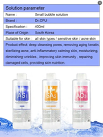 Solution pour le visage As1 Sa2 Ao3 Solution de sérum liquide hydratante pour un nettoyage en profondeur Solution de peeling à l'eau concentrée pour la dermabrasion nettoyante