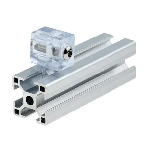 PVC Transparent Or Black Industrial Uniblock For 4545 Series 10 Slot Aluminum Profile