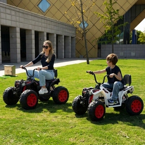 Voiture tout-terrain électrique pour enfants avec lecteur MP3, robuste, pour l'extérieur, pour les enfants de 2 à 7 ans - Product Image 1
