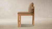 Ensemble de table à manger d'extérieur en teck, design contemporain, meubles de patio durables
