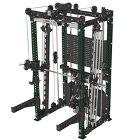 DLR18 Beyond Flybird – Machine Smith 3-en-1 réglable à gravité zéro, rack d'entraînement multifonctionnel pour squats et développés couchés en acier au carbone pour salle de sport à domicile