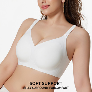 1285 Wireless Plus <strong>Size</strong> <strong>Bras</strong> for <strong>US</strong> Big Breast Women Removable Straps Sexy Seamless Wire Free Comfort <strong>Bra</strong> - Product Image 5
