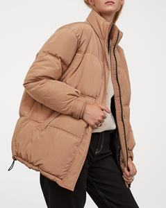 <b>Womens</b> <b>Lightweight</b> Puffer <b>Jacket</b> with Stand Collar and Zip Front Warm Insulated Coat for Outdoor Travel or Daily Wear - Product Image 3