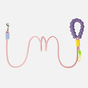 Cross-border dog leash, crossbody style, cloud-patterned <b>foam</b> handle, color-<b>blocked</b> P-string, suitable for walking small dogs. - Product Image 5