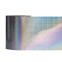 Autocollant holographique en film laser petit format jet d'encre pour emballages de luxe, étiquettes cadeaux de boutique, conception artisanale