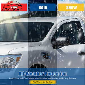 Pare-soleil de fenêtre intégrés pour Nissan Titan 17-19 & Titan XD cabine standard/étendue - Product Image 6