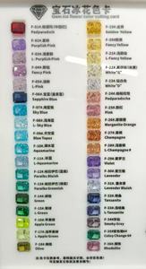 Wuzhou พลอยพลอยเพชรสวิสตัดรูปดอกกุหลาบ8x8 5A จากโรงงาน - Product Image 5