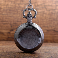 Collier Gyroscopique Rotation Montre De Poche Hommes Femmes Rétro Dame De Paris Cathédrale Montres De Poche