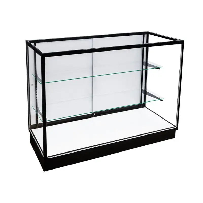 Manufacturer Economic Extra Vision Glass Display Case Showcases For Retail Shops