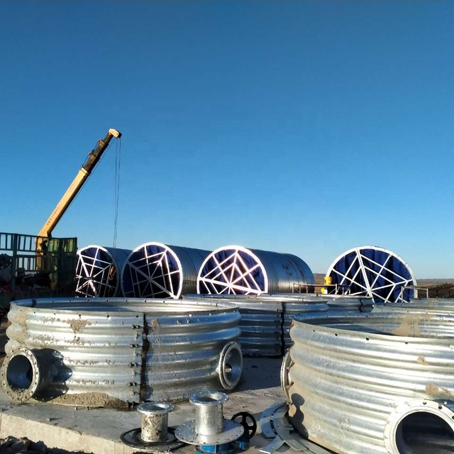 China OEM 10000 Litres Corrugated Bolted Stainless Steel Water tank for Sales