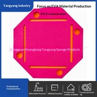 Tapis de Mahjong Flottant Pliable en EVA, Hexagonal, 33 Pouces, Style Américain, Table de Mahjong, Modèle Protection Environnementale Yy5262 Zhejiang