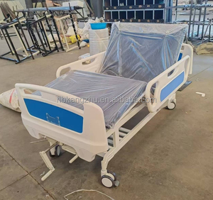 Cama de Acero Inoxidable Manual de Doble Función para Cuidado en Residencias de Ancianos con Garantía de 3 Años para Uso Médico en Hospitales, Clínicas y UCI - Product Image 1