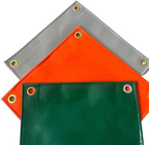 Bâche en tissu enduit <span class=keywords><strong>de</strong></span> PVC renforcée : imperméable, résistante aux UV, ignifuge, pour couvrir les quais et les véhicules - Product Image 2