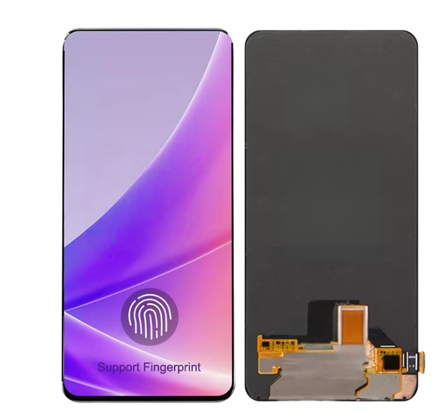 BINTU Mobile Phone LCDs for OPPO Reno 12 ZoomTouch Screen Assembly OLED 6.7"Display Panel Replacement Fingerprint Privacy Guard