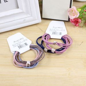 Coleteros de Estilo Coreano con Pedrería, Alta Elasticidad, Nailon, para Uso Diario, Accesorio para el Cabello, Colores Variados - Product Image 2