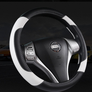 Funda <span class=keywords><strong>de</strong></span> <span class=keywords><strong>Cuero</strong></span> para <span class=keywords><strong>Volante</strong></span> <span class=keywords><strong>de</strong></span> Coche, Antideslizante, Protector <span class=keywords><strong>de</strong></span> <span class=keywords><strong>Volante</strong></span>, Transpirable, <span class=keywords><strong>de</strong></span> Microfibra, Universal para Coches - Product Image 5
