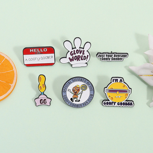 Divertente <span class=keywords><strong>Goofy</strong></span> Cartoon spille smaltate da film commedia ispirata alla spilla con distintivo regalo di gioielli per gli amici - Product Image 2