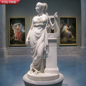 Parque al aire libre Jardín Tamaño real Mármol Baño Mujer Estatua - Product Image 4