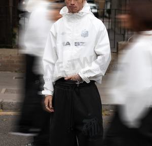 <span class=keywords><strong>Giacca</strong></span> a vento personalizzata con cappuccio in Nylon con cappuccio Softshell impermeabile antivento antivento da corsa da esterno <span class=keywords><strong>giacca</strong></span> a vento da <span class=keywords><strong>uomo</strong></span> - Product Image 3